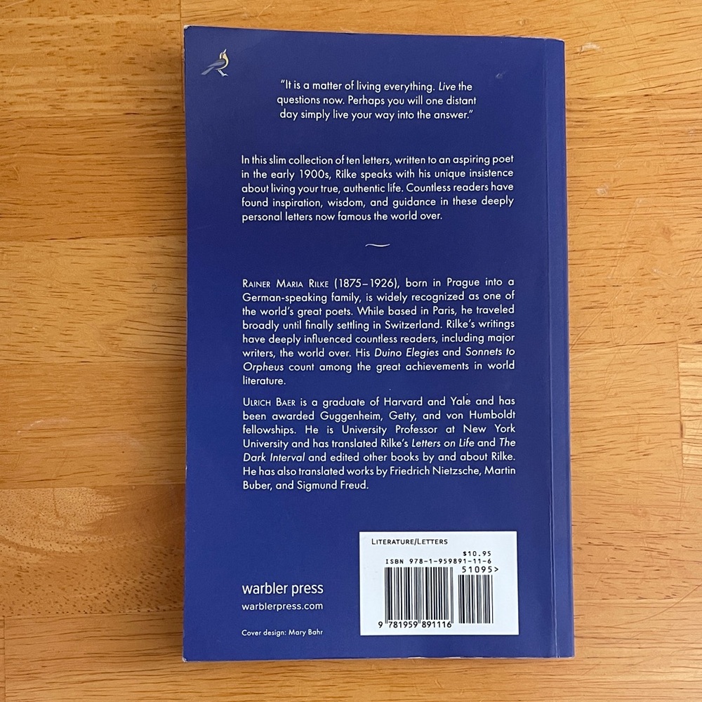 Letters to a Young Poet by Rainer Maria Rilke - Picture 2 of 2